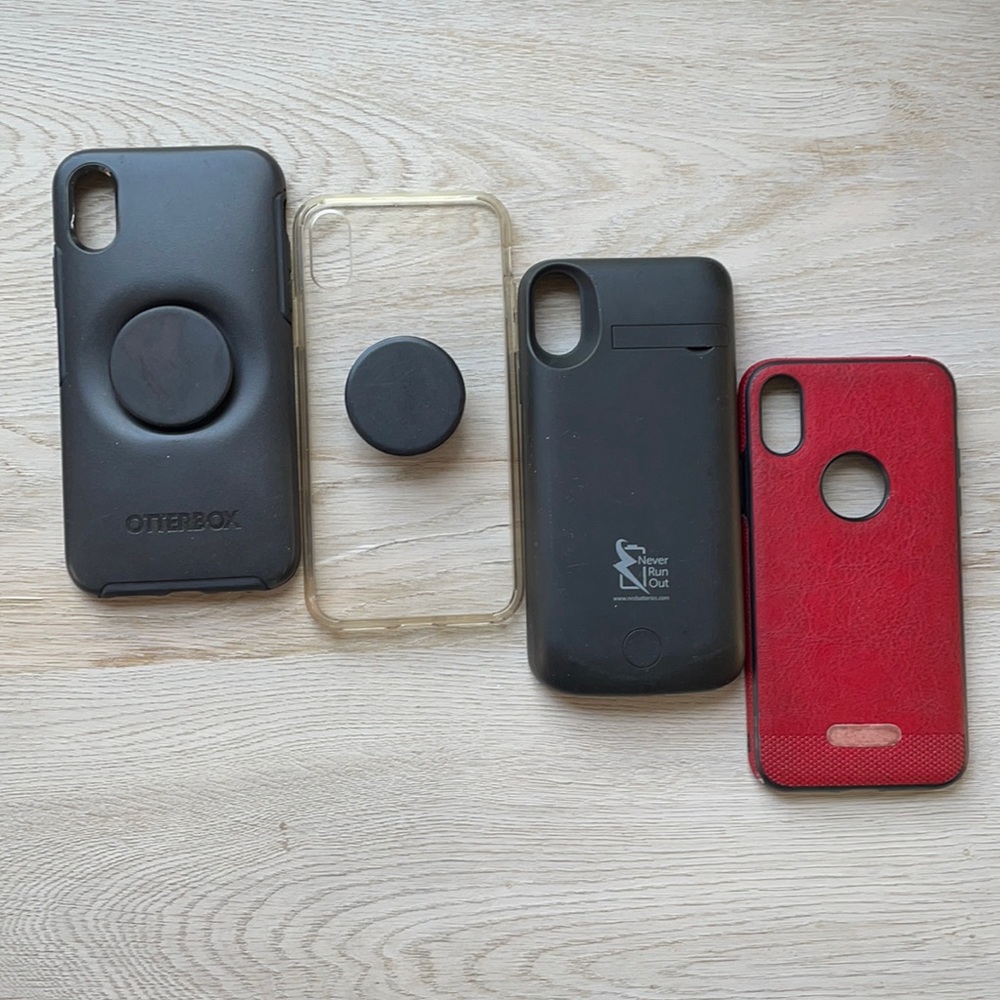 Lot of 4 iPhone X Cases